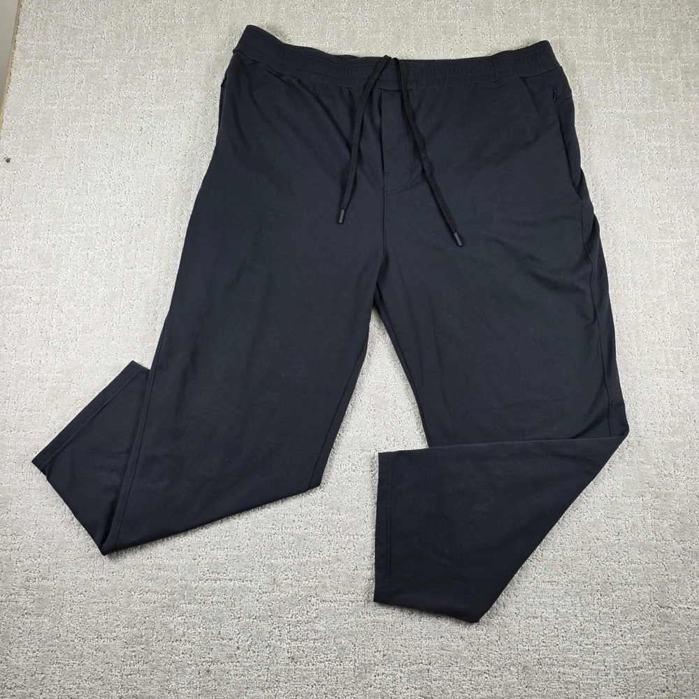 Public Rec All Day Every Day Pant Mens Black 44X28 Elastic Waist Jogger Sweats